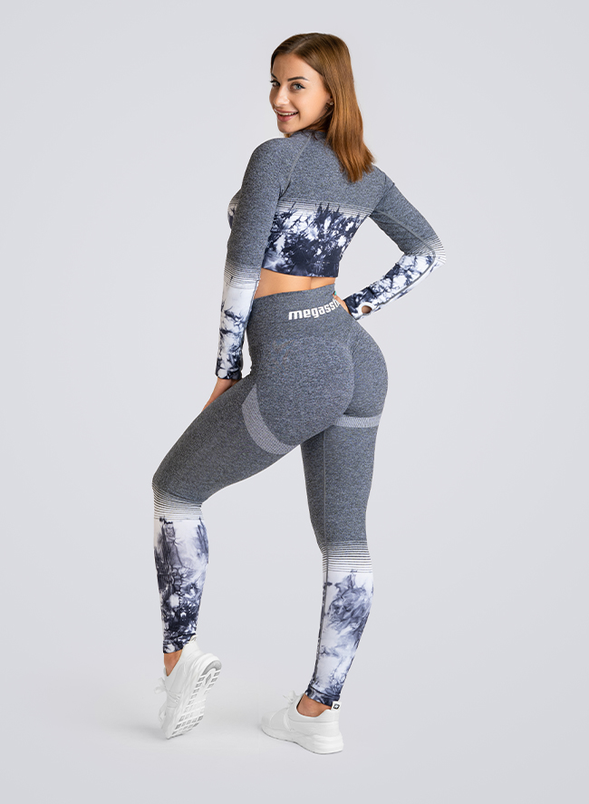 2-dielny športový set Marble - Dark Blue